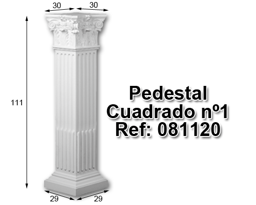 Pedestal cuadrado nº1