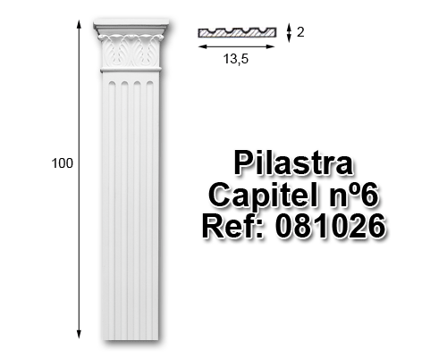 Pilastra capitel nº6
