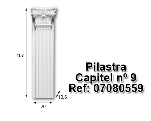 Pilastra capitel nº9
