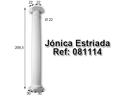 Jónica estriada 208